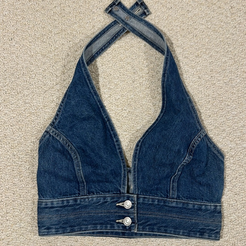 Levi’s denim halter top